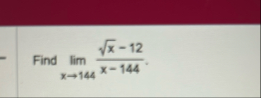 Find lim x 1 4 4 x 2 - 1 2 x - 1 4 4 .