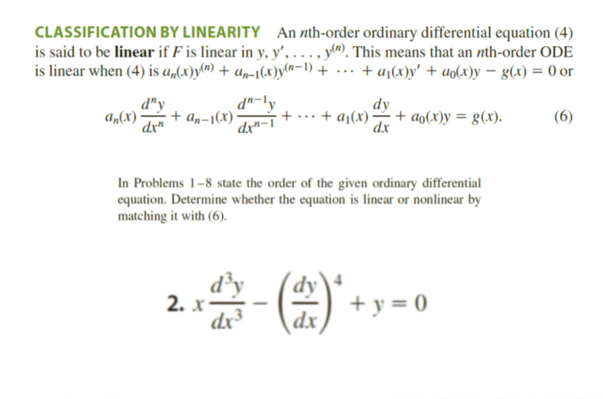 x d 3 y d x 3 - ( d y d x ) 4 + y = 0