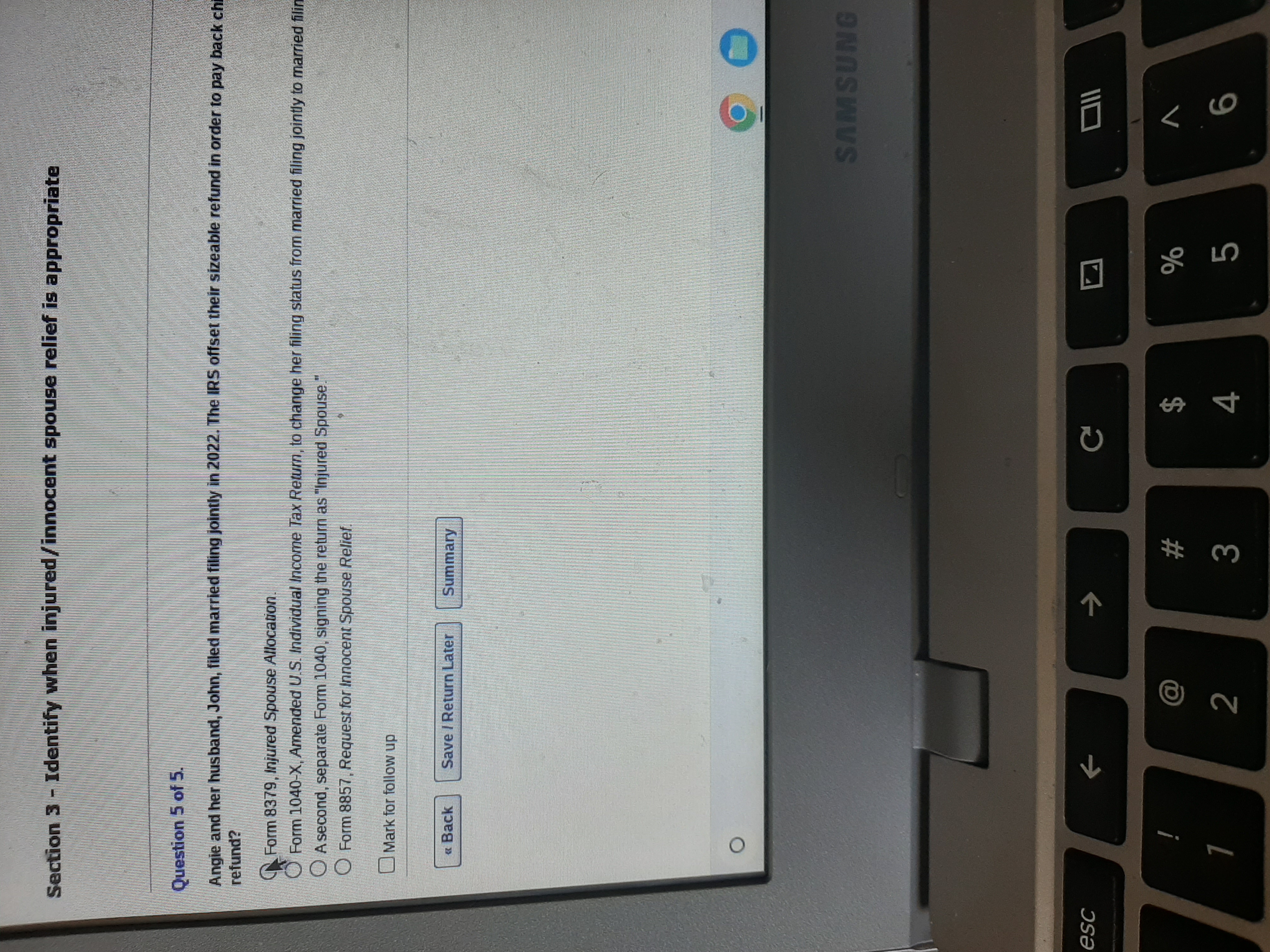 angie and her husband john Section 3 - Identify