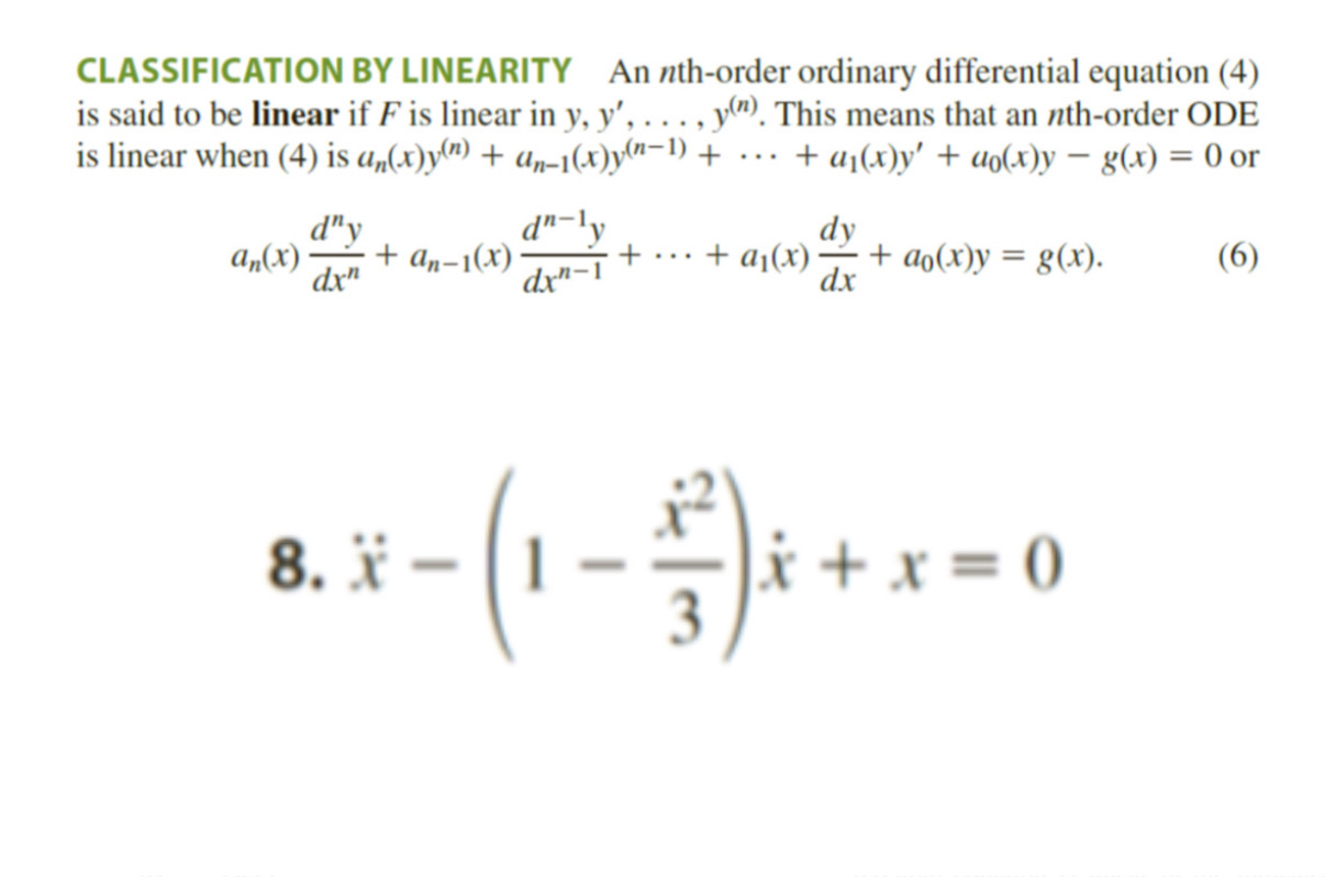 a n ( x ) d n y d x n + a n - 1 ( x ) d n - 1 y d