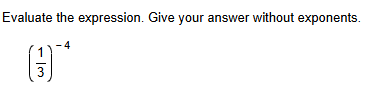 Evaluate the expression. Give your answer without