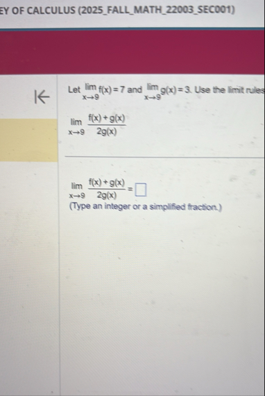 EY OF CALCULUS ( 2 0 2 5 _ FALL _ MATH _ 2 2 0 0