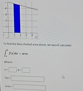 How can I figure out To find the blue shaded area