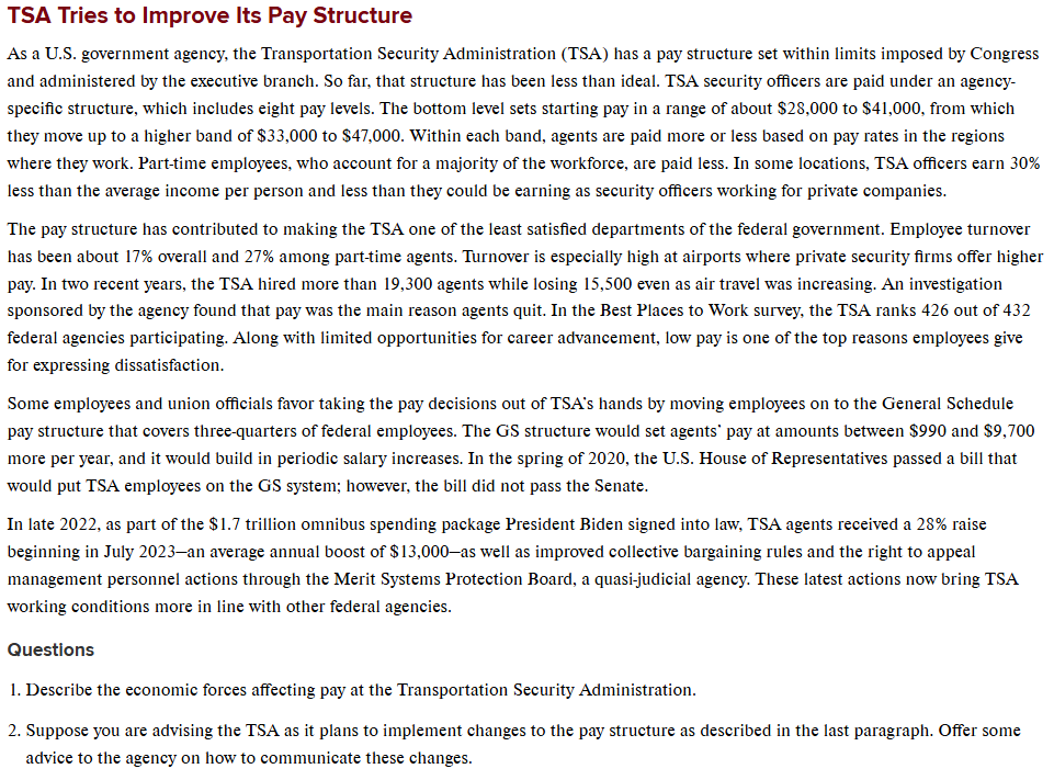 Defend each option. Response should be one page