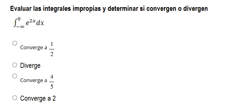 Evaluar las integrales impropias y determinar s i