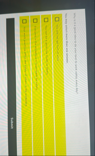 Why is it a good idea to do your best to work