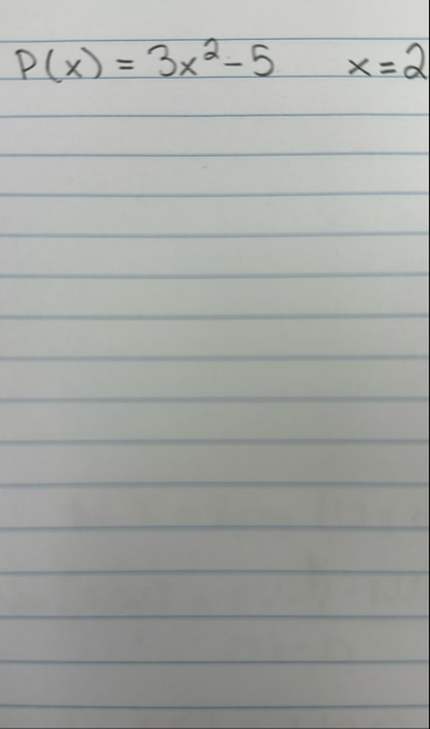 Estimating slope of tangent line P ( x ) = 3 x 2