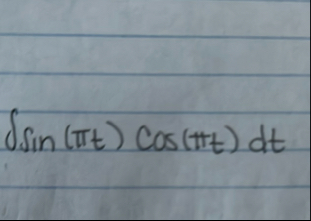 s i n ( t ) c o s ( t ) d t