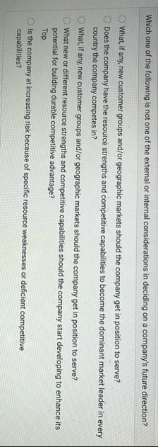 Which one of the following is not one of the