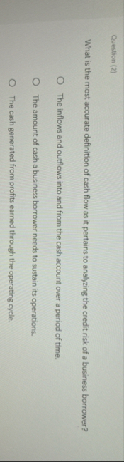 Question ( 1 9 ) Which transaction would provide