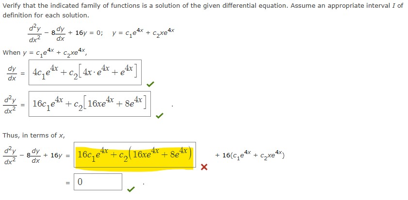 Solve for item highlighted i n yellow Verify that