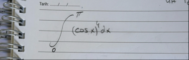 0 ( c o s x ) 4 d x