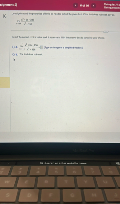 signment 2 ) 6 of 1 0 This quts 3 4 p This