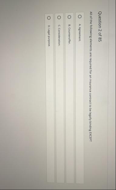 Question 2 of 8 5 All of the following elements