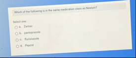 Which of the following is in the same medication