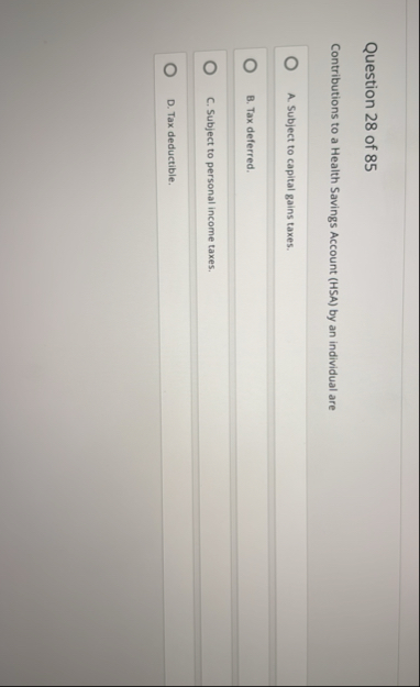 Question 2 8 of 8 5 Contributions to a Health