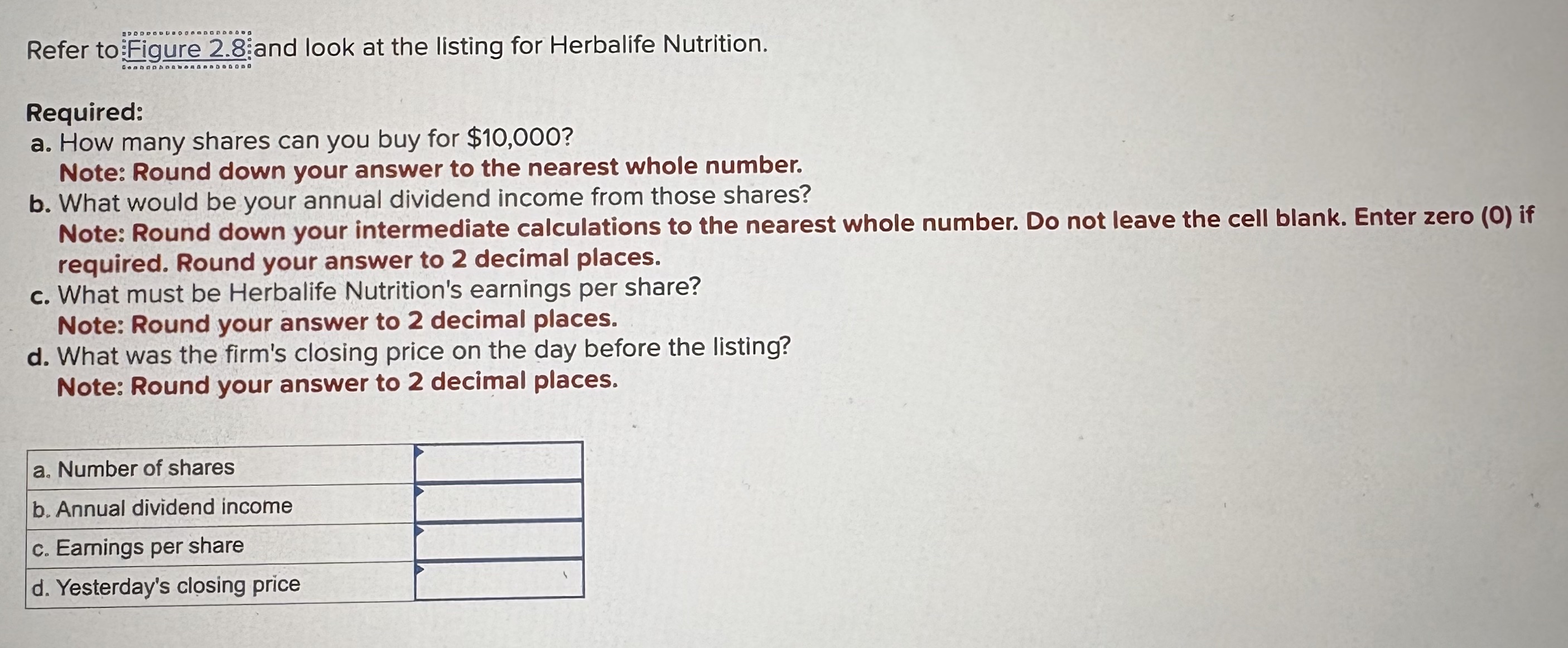 Refer to:Figure 2 . 8 :and look at the listing