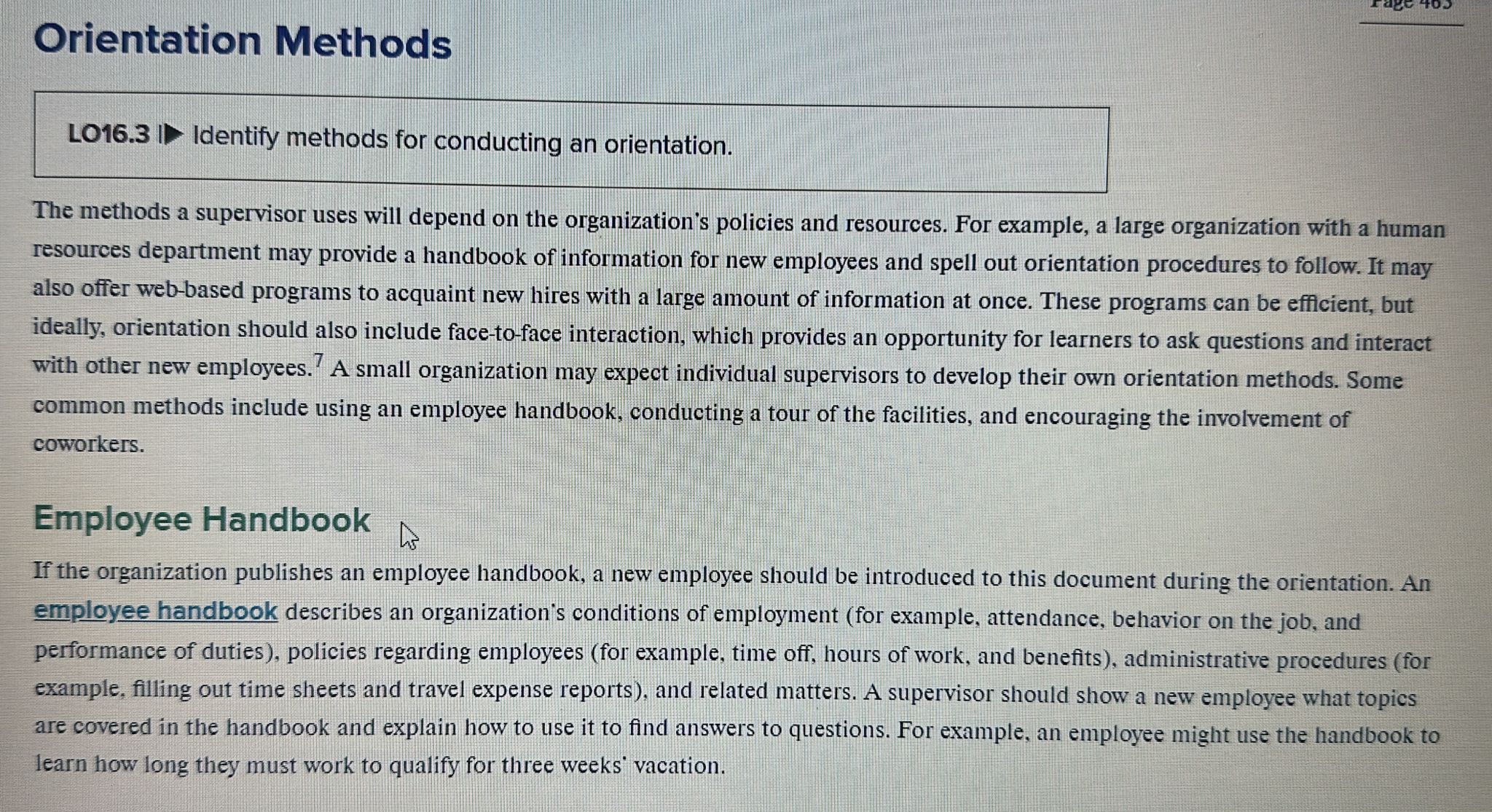 Write two paragraphs for chapter 16 (at least