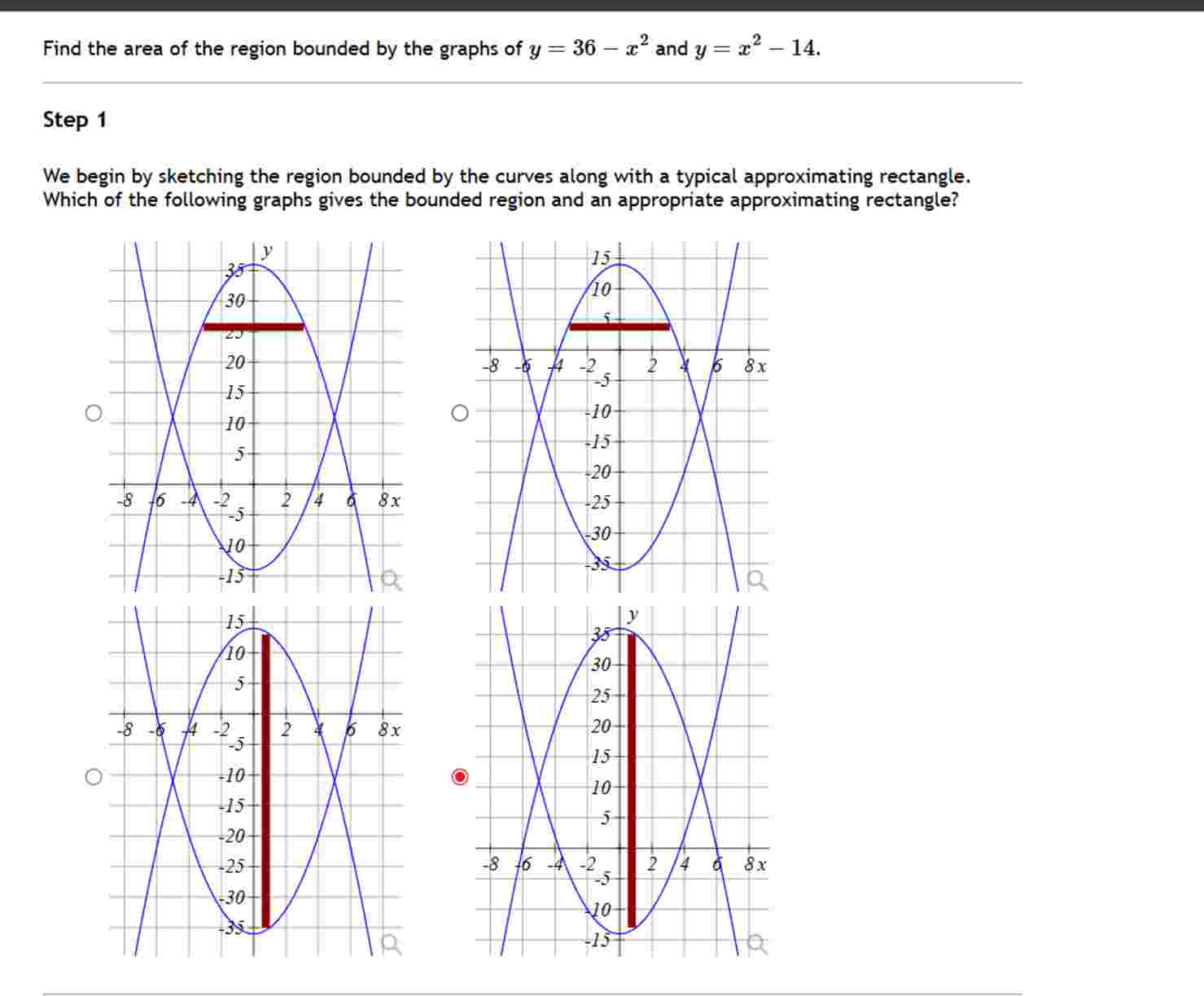 Find the area o f the region bounded b y the