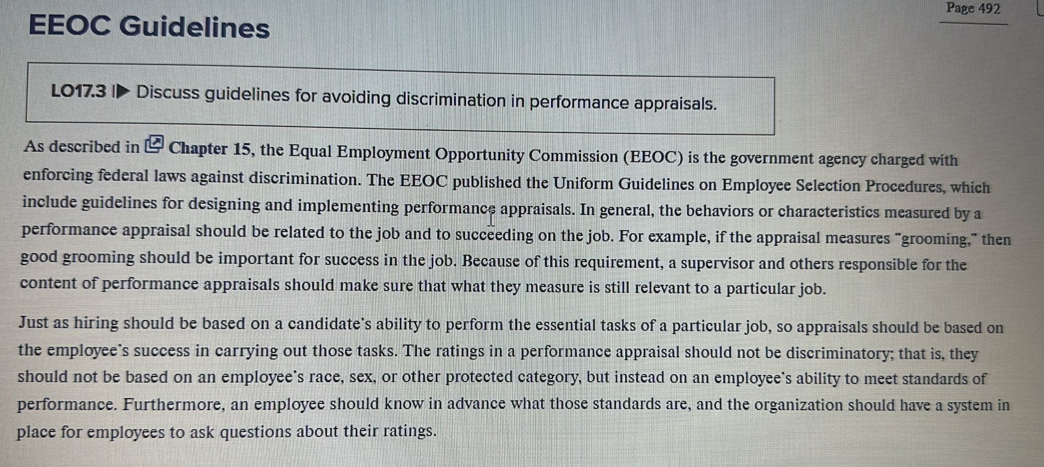 Write two paragraphs for chapter 17 (at least