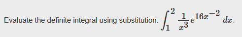 Evaluate the definite integral using