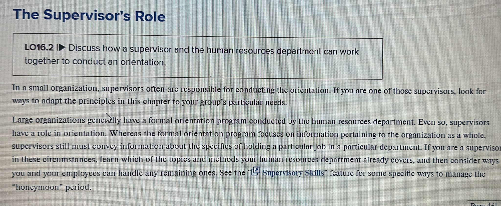Write two paragraphs for chapter 16 (at least
