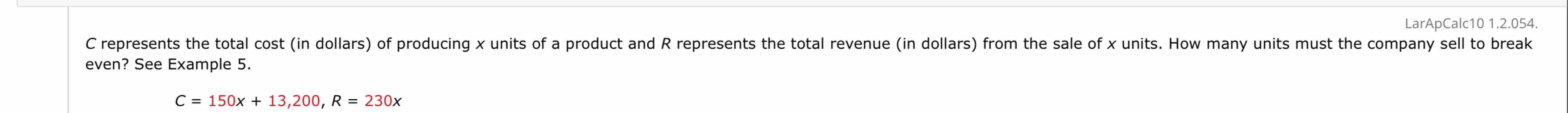 LarApCalc 1 0 1 . 2 . 0 5 4 . even? See Example 5