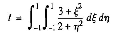 Evaluate the following integral using one, four