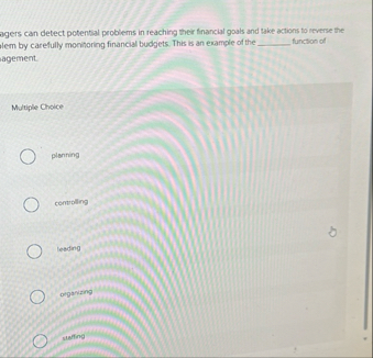 agers can detect potential problems in reaching