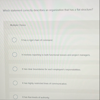 Which statement correctly describes an