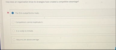 How does an organization know its strategies have