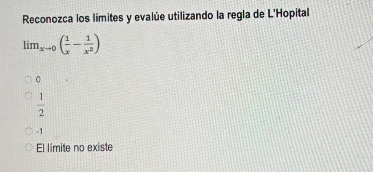 Reconozca los l mites y eval e utilizando la