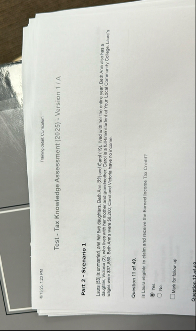 8 1 3 ? 2 5 , 1 : 2 3 P M Training detail: