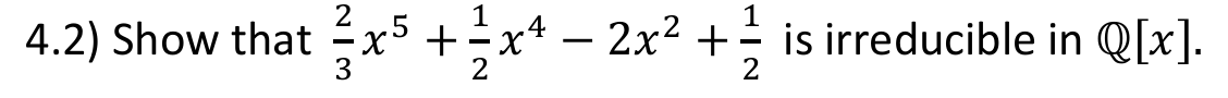 4 . 2 2 3 x 5 + 1 2 x 4 - 2 x 2 + 1 2 i s