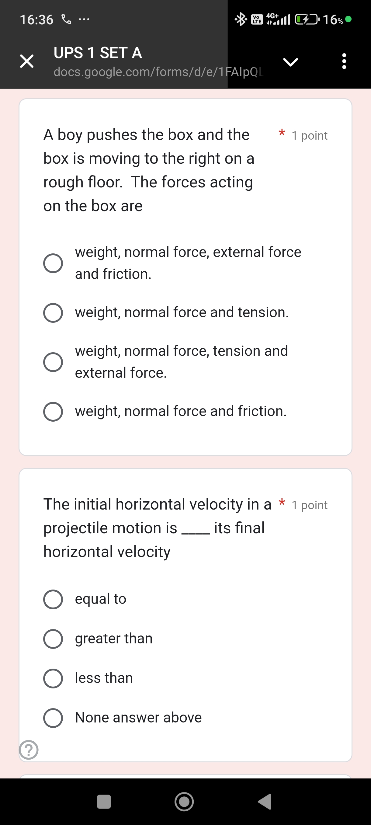 A boy pushes the box and the box is moving to the