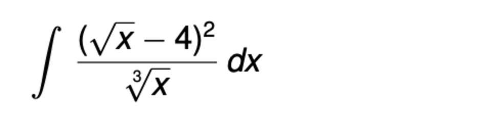 ( x 2 - 4 ) 2 x 3 d x