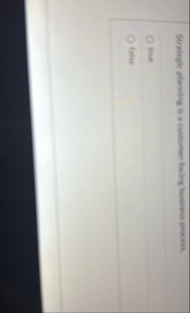 Strafegic planning is a cubtome - facing buriness