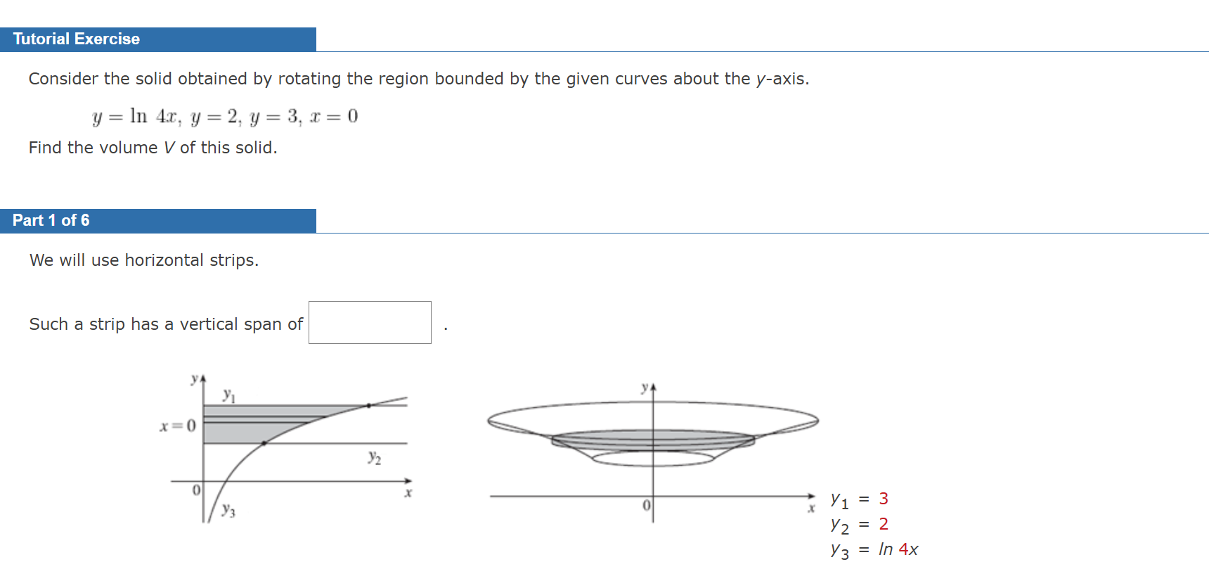 Tutorial Exercise Consider the solid obtained b y