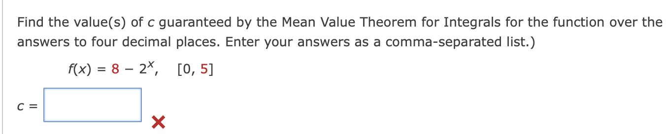 v Find the value ( s ) o f c guaranteed b y the