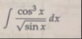 c o s 3 x s i n x 2 d x