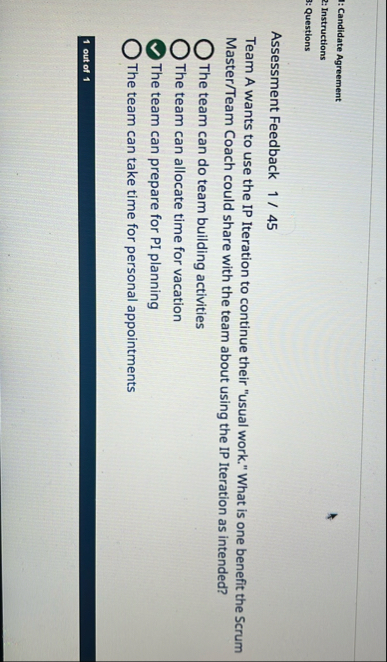 : Candidate Agreement 2 : Instructions 3 :