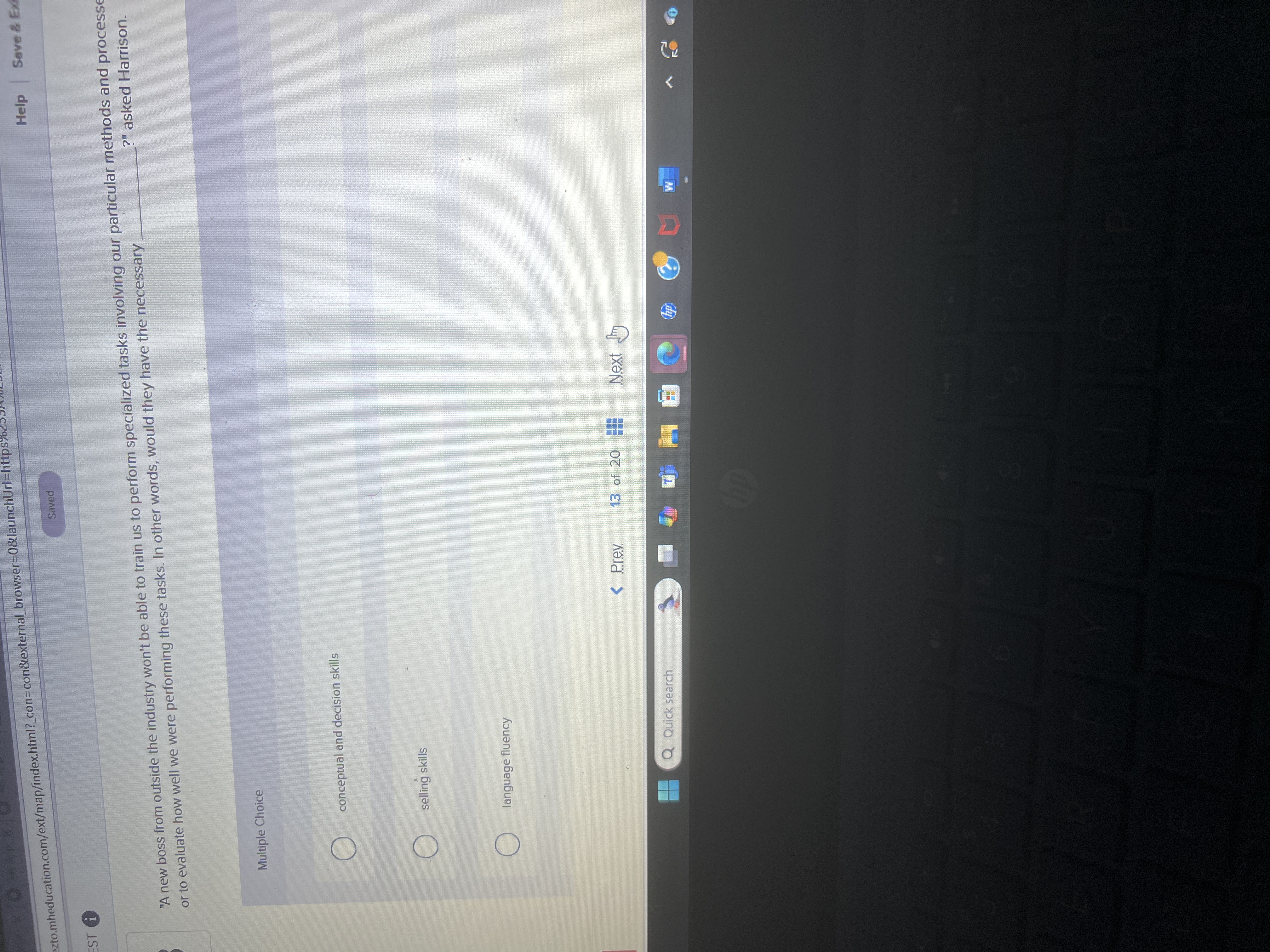 Help Save \ & Ed Saved "A new boss from outside