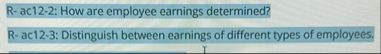 R - ac 1 2 - 2 : How are employee earnings