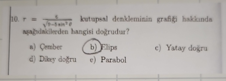 r = 6 9 - 5 s i n 2 2 kutupsal denkleminin grafi