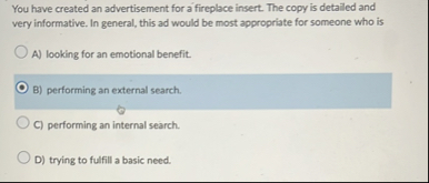 You have created an advertisement for a fireplace