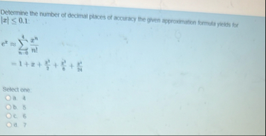 Determine the number of decimal places of