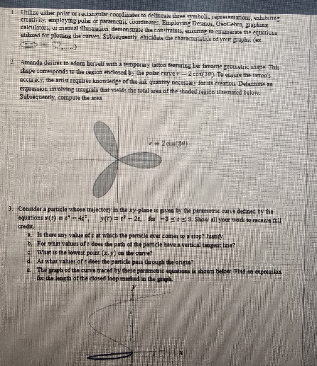 Utilize either polar or rectangular coordinates