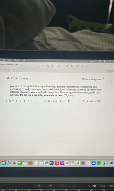 AMAT 1 1 2 Calculus 1 Written Assignment 3