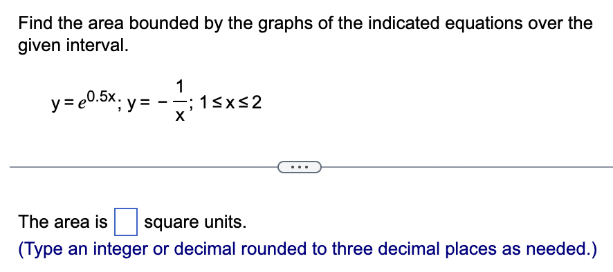 Find the area bounded b y the graphs o f the