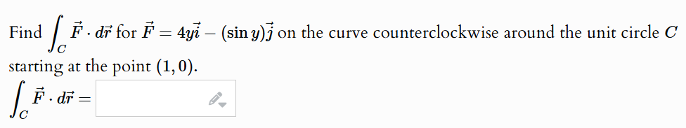 Find C vec ( F ) * d v e c ( r ) for vec ( F ) =